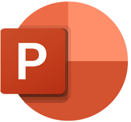 Microsoft PowerPoint icon.