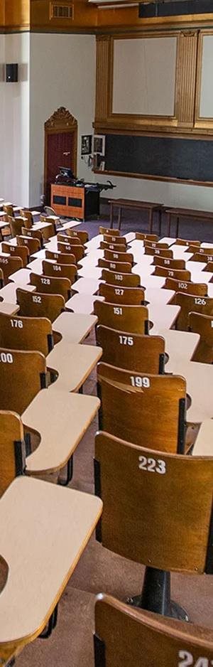 empty classroom